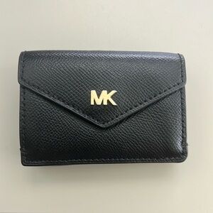 Michael Kors black leather wallet